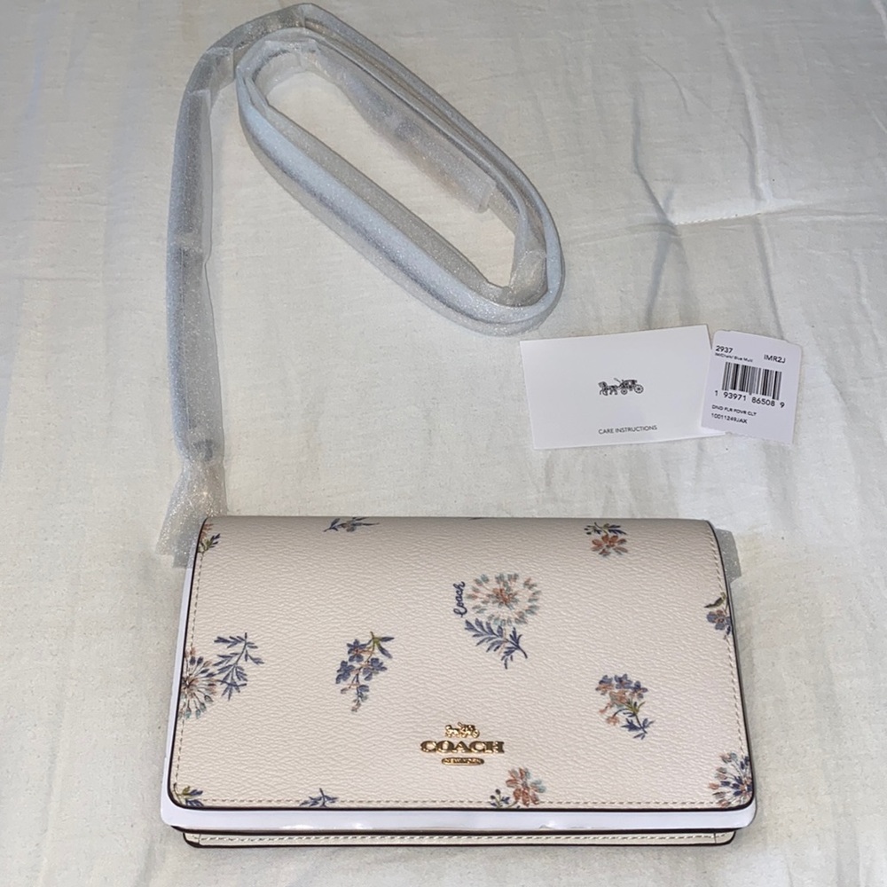 New with Tags Coach Floral Crossbody Purse